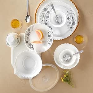 Larah by Borosil Dinner Set 41Pcs @ Rs.1620