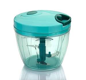 SORATH Manual Pull String Food Chopper | 3-Blade Hand Chopper for Vegetables, Fruits & Nuts |…