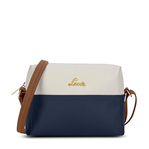 Lavie Women's Ellen Colourblock Horizantal Cross Body Sling Bag | Ladies Purse Handbag | Gift for Women