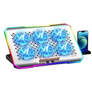 ZEBRONICS NC6500D Laptop Cooling Pad with Hexa Fans
