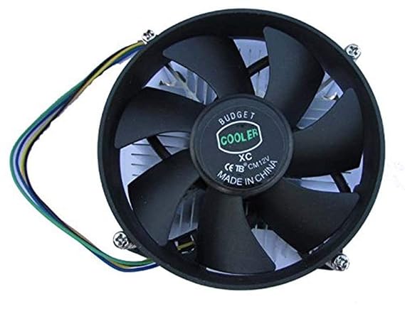 BigPlayer CPU Cooler Fan Compatible with Intel LGA775 – High-Performance Black Cooling Fan for Desktop PC – Silent, Efficient Heat Dissipation, Easy Installation