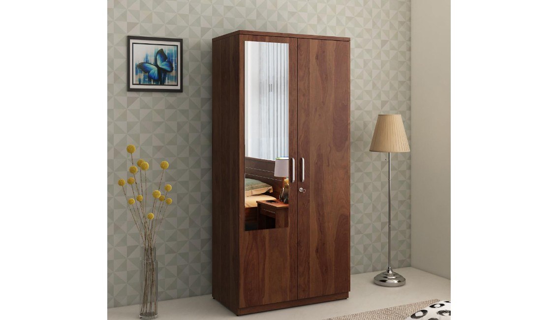 Spacewood Carnival Wardrobe Almirah, Cupboard, Almari, 2 Door
