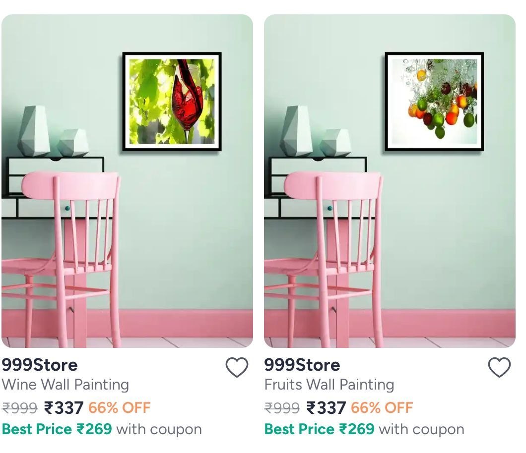 Myntra | Wall Art Deals – Starting Just ₹116! 🎨✨