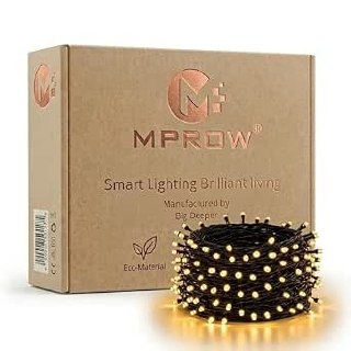 MPROW 35 Feet Decorative LED Pixel String Light | Plug Sourced | for Home, Outdoor, Diwali…