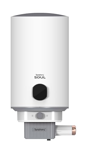 Symphony SOUL Geyser 25 Ltr BEE 5 star Rating Water Heater| Hair Fall Control Geyser| PUROPOD Filter| LED Display |2KW Heating | Glassline Tank| Free Installation
