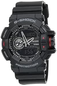 Casio G-Shock GA-400-1BHDR Black & Red Analog-Digital Dial Watch