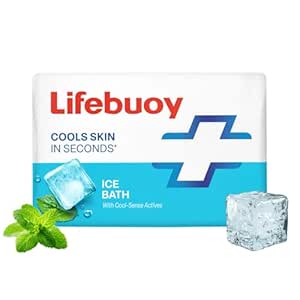 LIFEBUOY Ice Bath Soap Combo Pack of 5, 125g each