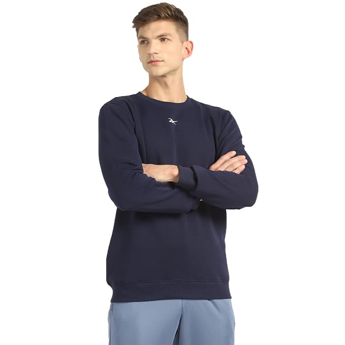 Reebok Men's Cotton Round Neck Sweatshirt
