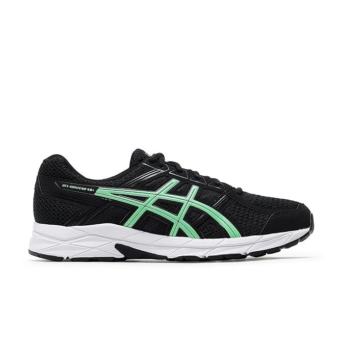 ASICS Men Gel-Contend 4B+ Black/Vital Green Running Shoes