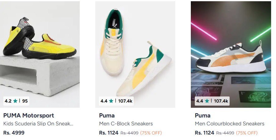 Puma Online Store Starting from