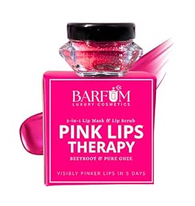 Pink Lips Therapy: 2-in-1 Lip Balm & Exfoliating Scrub – Darkness Treatment for Smokers Pigmented…