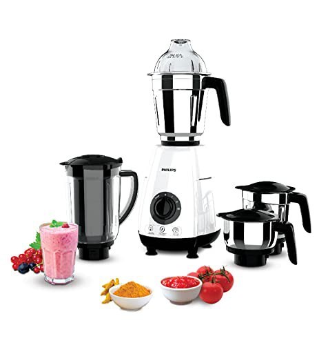Philips HL7703/03, Mixer grinder 1000 Watt, 4 Stainless Steel