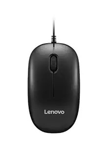 Lenovo USB-A Wired Mouse, High Resolution 1600 DPI, 1.5 m USB-A Cable, Upto 3 Million Click Life, 2-Way Scroll Wheel (up/Down), Red Optical Sensor, 0.093Kg, 4Y51U02456, 1Y Warranty