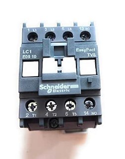Schneider Electric LC1E0910 Power Contactor, 25A, 3-Pole
