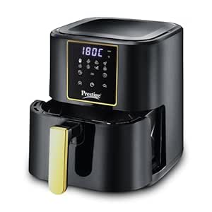 Prestige Nutrifry 4.5L Digital Air Fryer| 80% less Oil Consumption | 8 Preset Me...