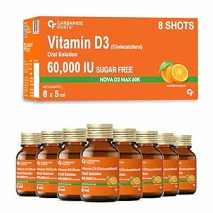 Carbamide Forte Vitamin D3 Shots 60000 IU | Cholecalciferol 60000 IU | Vitamin D...