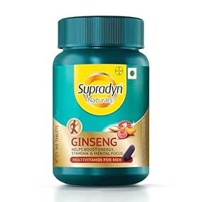 Supradyn Naturals Ginseng Multivitamin for Men (60 Tablets)