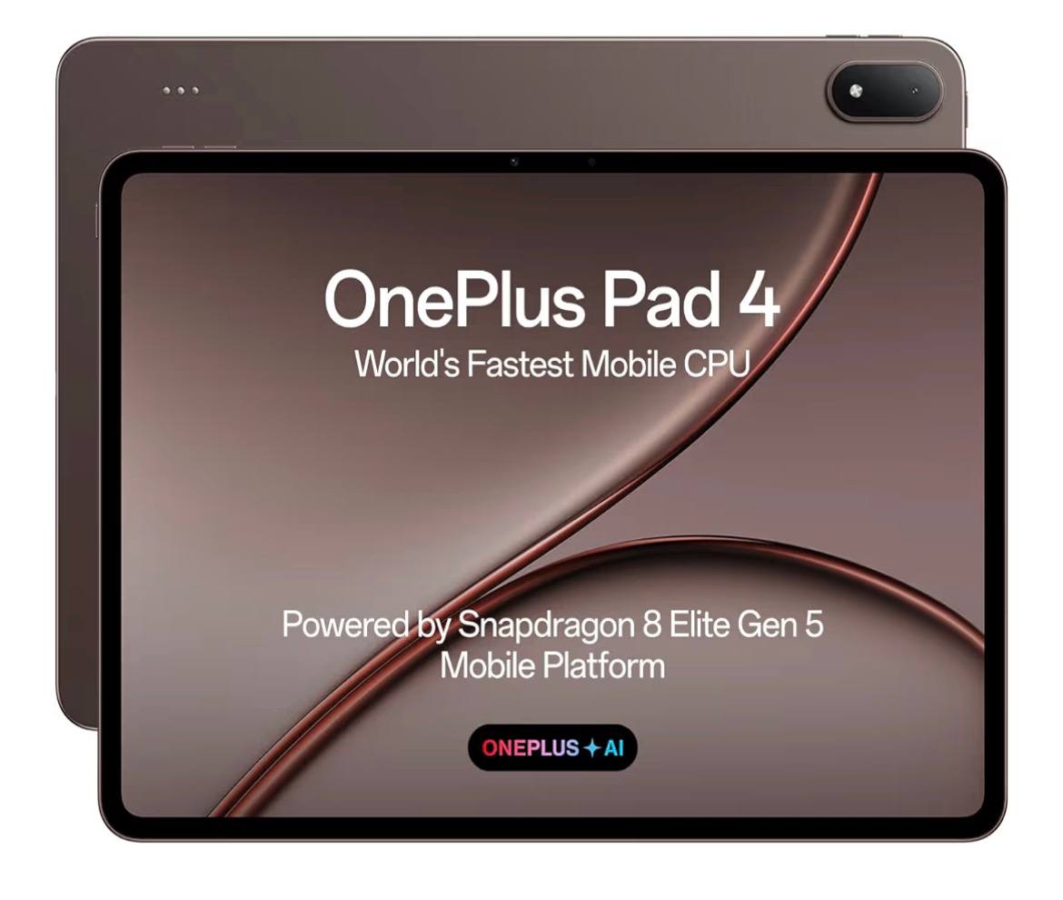 OnePlus Pad 4, Snapdragon® 8 Elite Gen 5