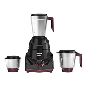 Havells Prisma 750 W 3 Jar Mixer Grinder| 3 Speed With Pulse Function| Air Vent Technology|…