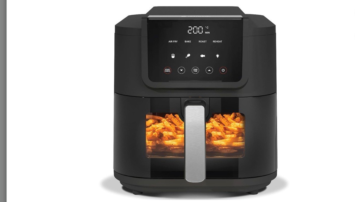Nutricook 5L Air Fryer Slim (2025) with 100% Toxin-Free Ceramic Coating