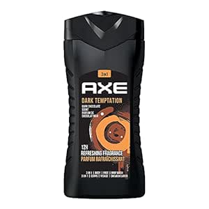 Axe Dark Temptation 3 In 1 Body, Face & Hair Wash for Men, Long-Lasting Refreshing Dark Chocolate…