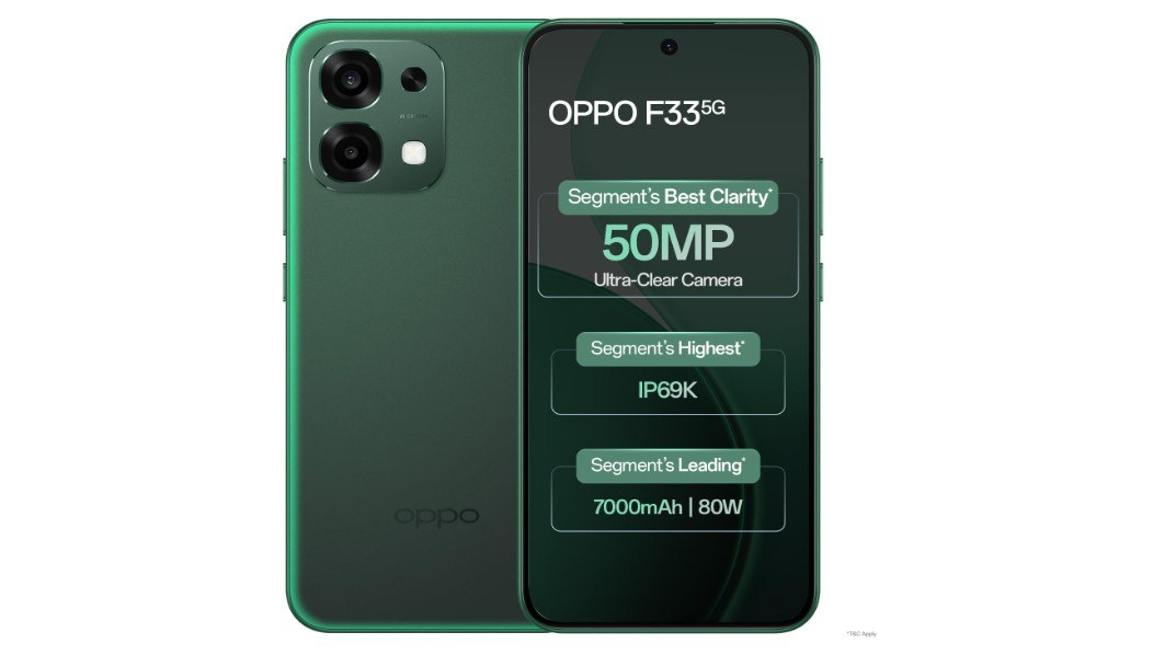 Oppo F33 5G Smartphone 6GB RAM, 128GB Storage