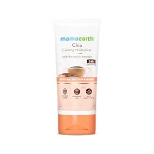 Off : Mamaearth Chia Calming Moisturizer with Chia Seed & Ceramides for Healthy Skin Barrier (80g)