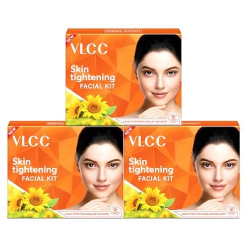 VLCC Skin Tightening Facial Kit - 25g X 3 (75g) (Pack of 3) ...