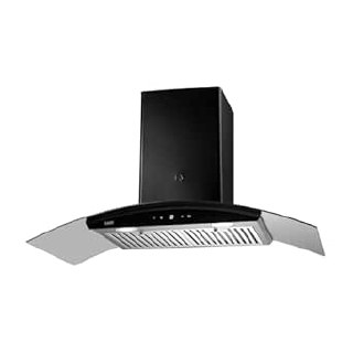 KAFF LIZ DHC 90 Kitchen Chimney 90 CM, Black