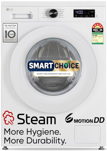 LG 7KG Front Load Washing Machine at ₹21,990