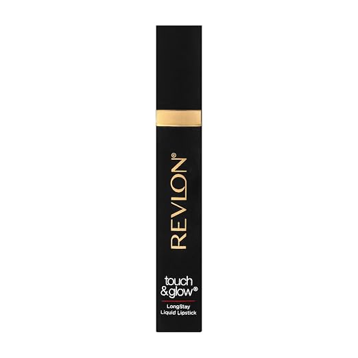 Revlon Touch & Glow Everyday Matte Liquid Lipstick|Lightweight, Transferproof, Kiss Proof, Non Sticky infused Vitamin E|Parabeen & Sulphate free -Scralet Soverign