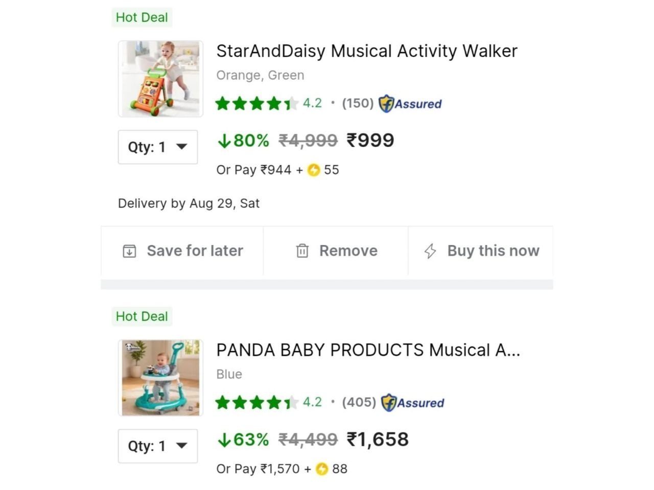 Upto 80% Off on Baby Walker, Strollers & More