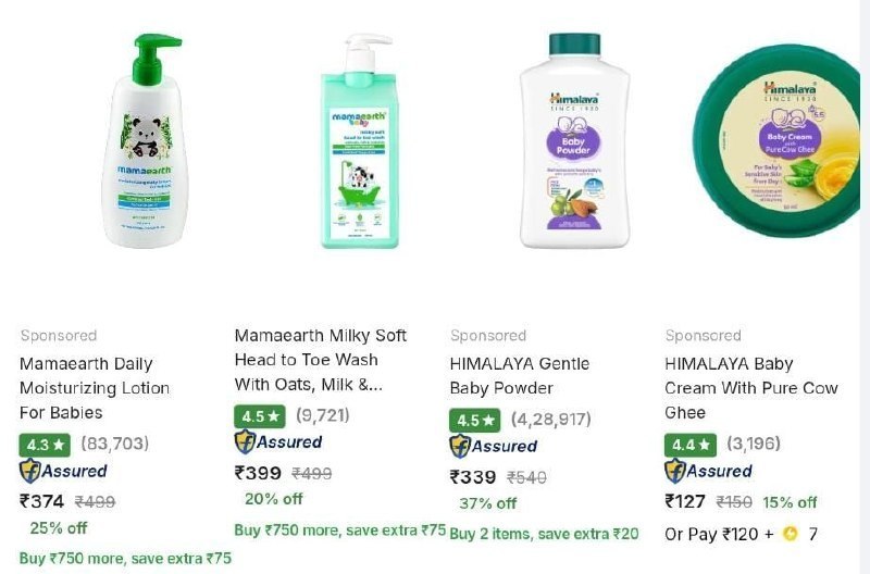 PRICE DROP : Extra 10% Off on Mamaearth & Himalaya Baby Products
