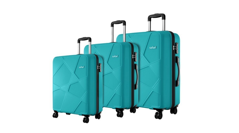 Safari Pentagon Pro 8 Wheels Set of 3 Trolley Bags
