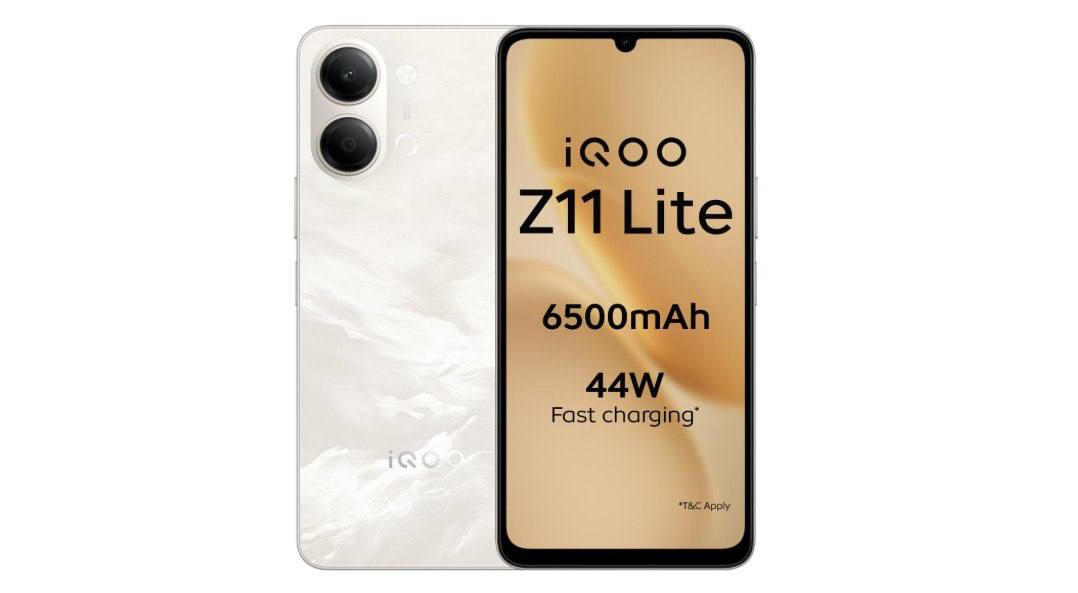 iQOO Z11 Lite 44W 5G (Solar Flame, 4GB RAM, 128GB