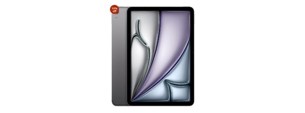 Apple iPad Air 11″ with M3 chip: Built for Apple Intelligence, Liquid Retina Display, 128GB, 12MP Front/Back Camera, Wi-Fi 6E + 5G Cellular,