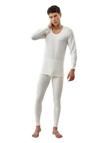 Lux Inferno Men's Thermal Set | Full Sleeve Round Neck Top &...