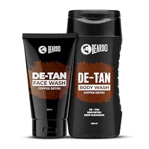 Beardo Detan Wash Coffee Extract Tan Removal Hydrates Exfoliates