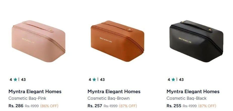 Myntra | Makeup Organizers starting at 119/