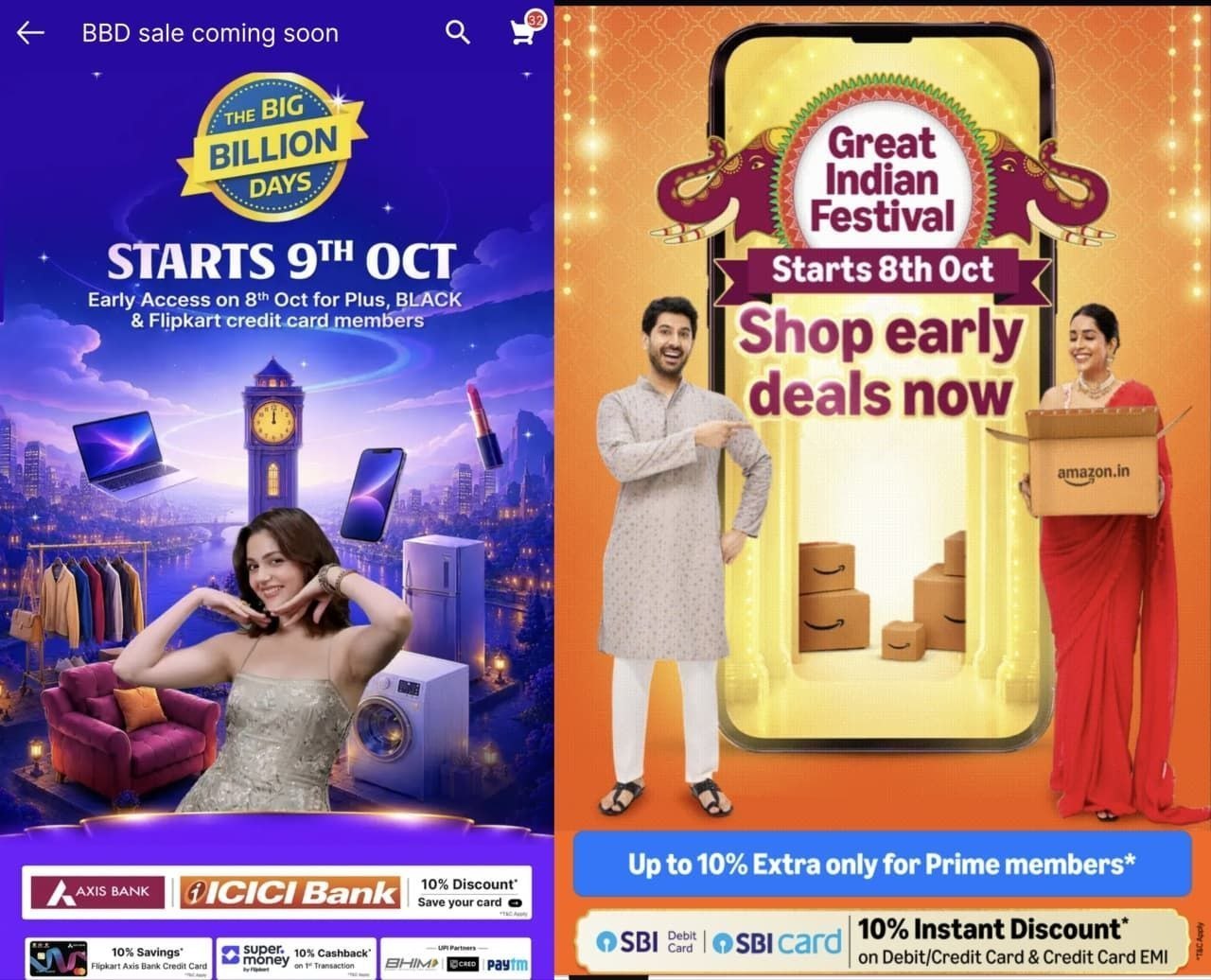 Be Ready : India’s Biggest Sales Starting Tonight 🔥