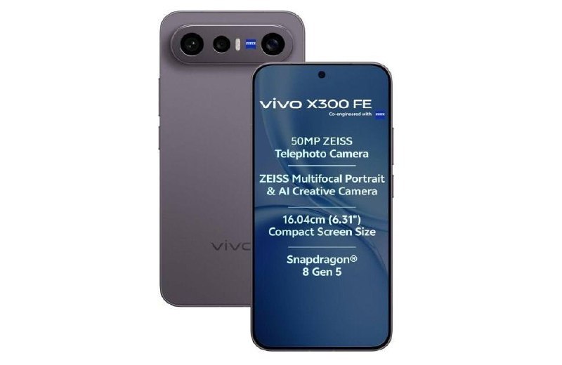 vivo X300 FE 5G (Noir Black, 12GB RAM, 512GB