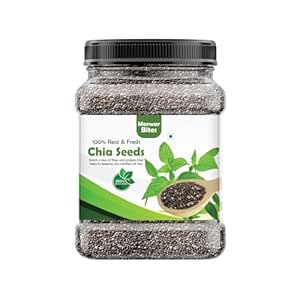 MarwarBites Premium Chia Seeds 1kg | Raw Unroasted & Cleaned...