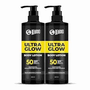 Beardo Ultraglow Lotion Men's Intense Hydration Winter Ultra-Light Weight