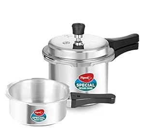 Pigeon Aluminium Pressure Cooker Combo 2L & 3L