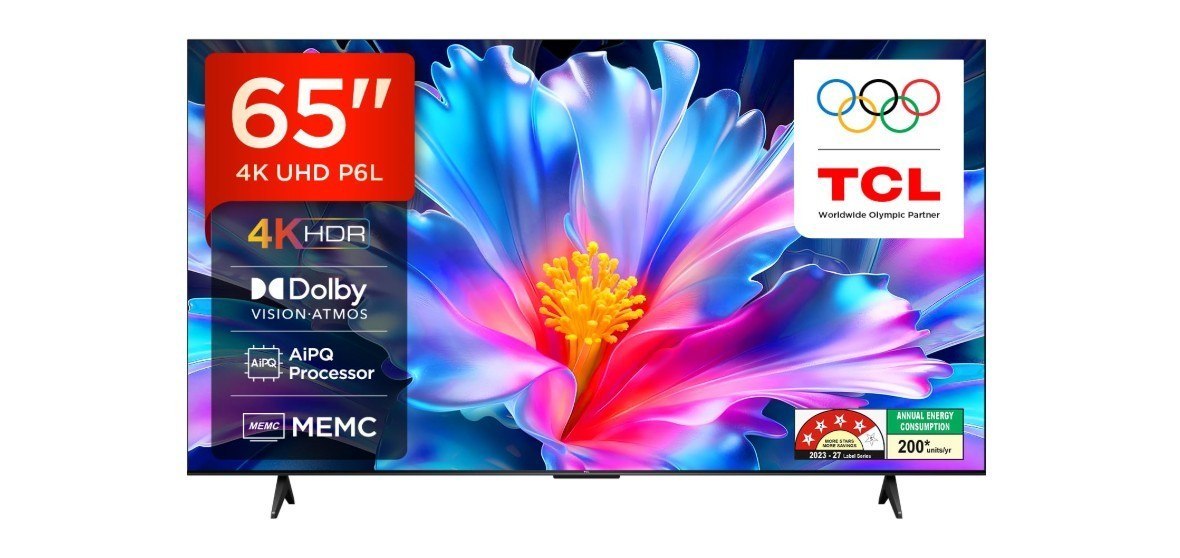 TCL 164 cm (65 inches) 4K Ultra HD Smart LED Google TV