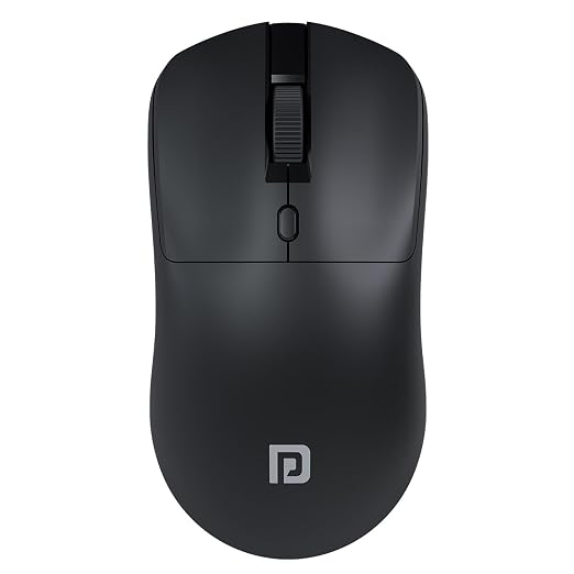 Portronics Toad 33 Wireless Mouse with 2.4 GHz Wireless Receiver, Adjustable Sensitivity, Ergonomic Design, for Laptops, Desktops PC, Mac (Black)