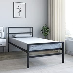 Nilkamal SLEEP Striker Single Size Metal Bed Frame | Anti-Rust Powder Coated Steel Construction |…
