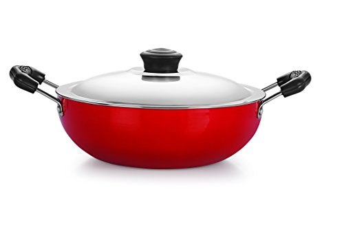 Nirlon Non-Stick Aluminium Kadhai, 3 Ltr .