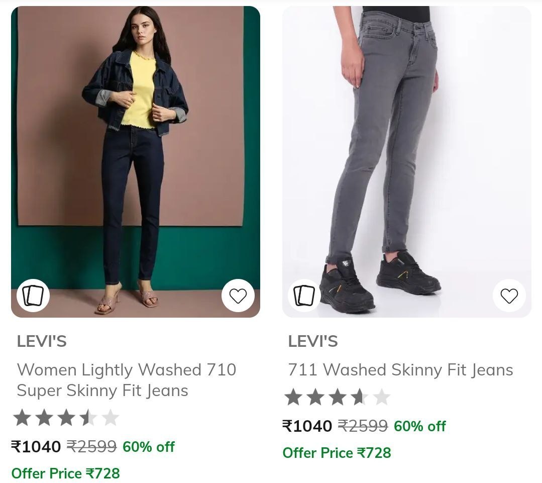 Ajio Loot : Upto 65% Off On Levi's Clothing
