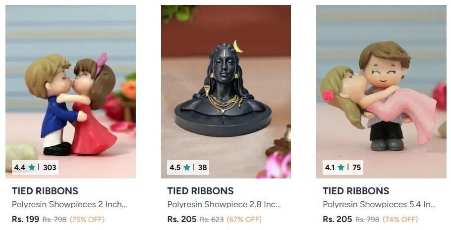 Myntra | Buy Showpieces starting